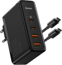 Baseus 100W GaN USB-C gyorstöltő 4 porttal - MacBook, iPhone 15, Samsung S24 Ultra kompatibilis 1