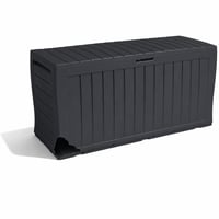 Záhradný úložný box Keter Marvel+ 270 l, grafitovo sivý — poškodený — chybný, čiastočne funkčný: poškodený počas prepravy (stav: pozri 2. obrázok) 1