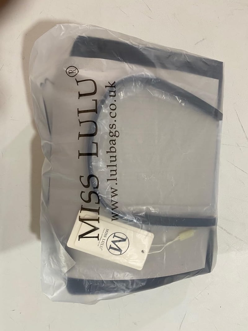 Miss Lulu Elegáns Nagy Női Válltáska - Szürke PU Bőr Shopper Állítható Pánttal