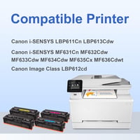 LEMERO SUPERX Canon 045 045H Kompatibilis Toner Szett - 4 Szín (Fekete, Cián, Sárga, Magenta) - MF633CDW, MF635cx, LBP613cdw Nyomtatókhoz

A 2