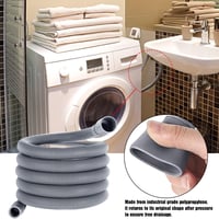 AFAIK Univerzális Lefolyócső Hosszabbító Szett 2m x 20mm - Mosógéphez, Mosogatógéphez, Szárítógéphez - Vízkifolyás Elleni Védelemmel 5