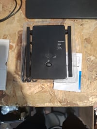 Amplificator semnal WiFi 1200 Mbps Dual-Band 2.4GHz și 5GHz cu 4 antene externe, LAN WAN — culoare negru (stare: vezi a doua fotografie) 2