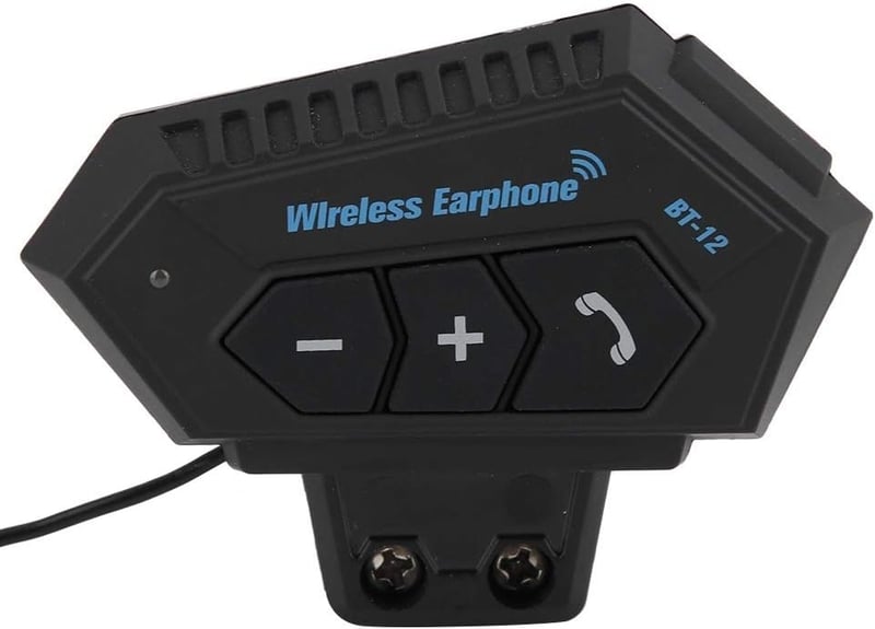 Bluetooth motoros bukósisak headset - Kihangosítós, kétoldali hangszóróval