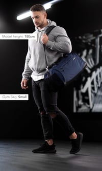 Fitgriff Sporttáska Cipő- és Nedvestartóval - Edzőterem, Utazás (Tengerészkék, M) 2