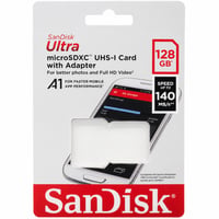 Pamäťová karta SanDisk Ultra Android microSDXC 128 GB, 140 MB/s, A1, Class 10, UHS-I, Single — chýba adaptér (stav: pozri 2. obrázok) 1