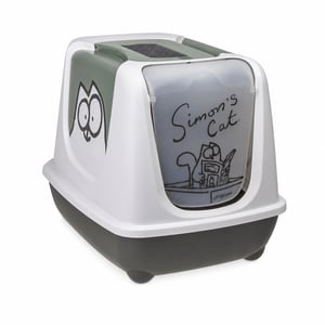 Litiereă deschisă pentru pisici Karlie Simon's Cat 50x37x39 cm pentru pisici mari, folosită, lopățică — Fără lopățică pentru nisip (stare: vezi a 2-a poză)