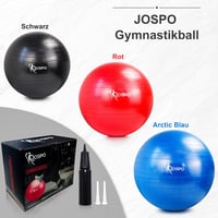 Jospo Fekete Fitness Labda Pumpával - 350kg Teherbírású Yoga Ball S-es Méret 2