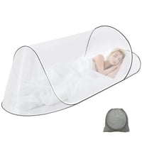 Afenau Pop-Up moskytiéra 200x100x70 cm so zipsom, skladacia prenosná cestovná moskytiéra na posteľ a na kempovanie 1