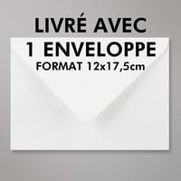 AFIE 64-1096 Kondolenčná pohľadnica s ilustráciou medeného slnka odrážajúceho sa vo vode, matný papier, s bielou obálkou, 12x17,5 cm, Francúzsko 4
