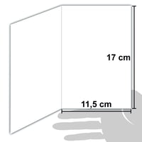 AFIE 64-1096 Kondolenčná pohľadnica s ilustráciou medeného slnka odrážajúceho sa vo vode, matný papier, s bielou obálkou, 12x17,5 cm, Francúzsko 2