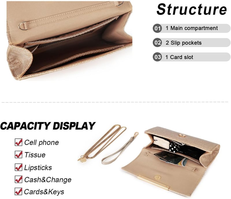 AFKOMST női clutch táska crossbody lánccal, nyári szalma strandtáska