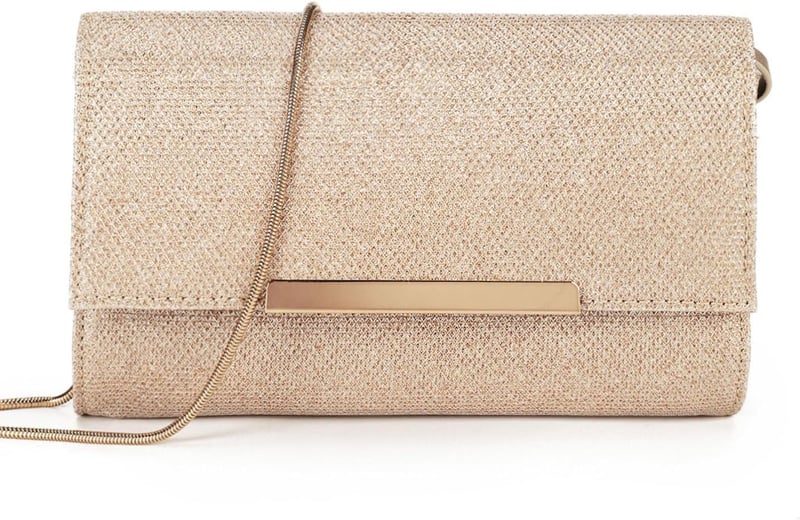 AFKOMST női clutch táska crossbody lánccal, nyári szalma strandtáska