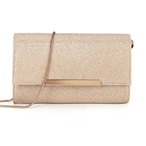 Ženska clutch torbica AFKOMST s crossbody lancem, ljetna slamnata torba za plažu