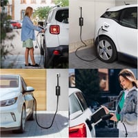 AFYEEV 3,6 kW prijenosni zidni punjač (Wallbox) Type 2, kabel 6 m, sa Schuko utikačem, podesiva struja 8A/10A/13A/16A, odgođeno punjenje 1-15 sati, torba 3