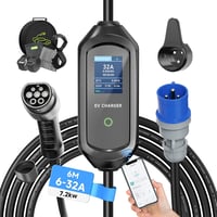 AFYEEV 7.2kW elektromos autó töltő 32A Type 2 IEC 62196-2 6m töltőkábel 1