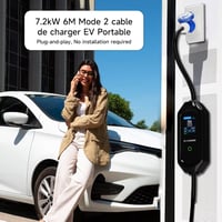 AFYEEV 7.2kW elektromos autó töltő 32A Type 2 IEC 62196-2 6m töltőkábel 5