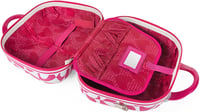 Valiză cosmetică rigidă Agatha Ruiz de la Prada - Cutie de machiaj Fucsia cu mâner telescopic, geantă de cosmetice ideală pentru călătorii, bagaj de mână 8