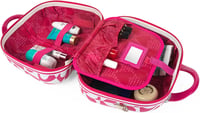 Valiză cosmetică rigidă Agatha Ruiz de la Prada - Cutie de machiaj Fucsia cu mâner telescopic, geantă de cosmetice ideală pentru călătorii, bagaj de mână 5
