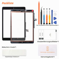 Digitizer ecran tactil AGCUT pentru iPad 9 (2021) 10.2 A2602 A2603 A2604 A2605, panou frontal de schimb cu buton Home, negru 7