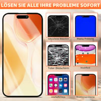 AGCUT iPhone 15 LCD kijelző csere (A3090/A2846/A3089/A3092) szerelékkészlettel - fekete 4
