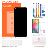 Náhradný displej AGCUT pre Oppo A96 4G (CPH2333) so sadou náradia – čierny 7