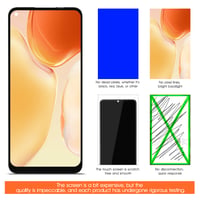 Náhradný displej AGCUT pre Oppo A96 4G (CPH2333) so sadou náradia – čierny 6