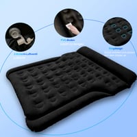 Saltea gonflabilă auto AGEMANY pentru SUV, pat de camping, 185x140x20 cm, saltea cu aer pentru călătorii 4