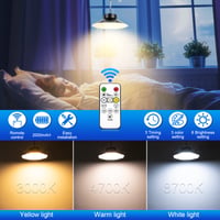 AGOTD Solárna závesná lampa s diaľkovým ovládaním, 3 teploty farieb, 6 úrovní jasu, vodotesnosť IP65, 5 m kábel, do záhrady, na terasu, na balkón 4