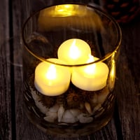 AGPTEK 12 db LED gyertya időzítővel, meleg fehér lángoló hatás, 6/18 órás üzemmód 8