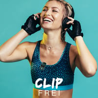 AGPTEK 64GB Bluetooth 5.3 športový MP3 prehrávač s klipom, HiFi kvalita, FM rádio, krokomer, modrý 3