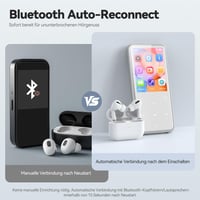 MP3 prehrávač AGPTEK 64GB s Bluetooth 5.3 – 2,4-palcový TFT displej, HiFi zvuk, FM rádio, vstavaný reproduktor, strieborný 4