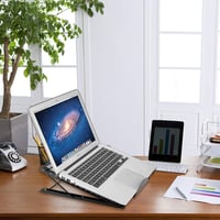 AGPTEK állítható laptop pad tartó 12 szögű, csúszásmentes Huion A3 LED rajztábla állvány 8