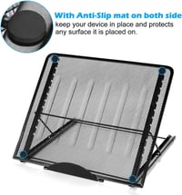 AGPTEK állítható laptop pad tartó 12 szögű, csúszásmentes Huion A3 LED rajztábla állvány 3