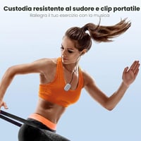AGPTEK G02 csipeszes MP3-lejátszó FM rádióval, 8 GB - kék 8