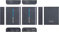 AGPTEK HDMI KVM Extender 120m Ultra HD 1080p CAT5/6/7 Ethernet USB billentyűzet egér 9