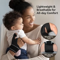 AGPTEK Hüvelykujj Támasz Ortézis Bal és Jobb Kézre, Fém Sínnel, Csuklótámogatás Artritiszhez 6