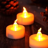 AGPTEK LED gyertyák időzítővel, 24 db elemmel működő flamingó nélküli teafények 4
