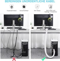 AGPTEK Önzáródó Kábel Rendszerező 5