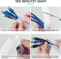 AGPTEK Önzáródó Kábel Rendszerező 7