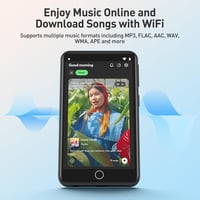 AGPTEK WLAN MP3 lejátszó Bluetooth 3,5" érintőképernyő Android 8.1 Spotify Deezer 4