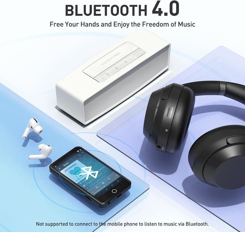 AGPTEK WLAN MP3 lejátszó Bluetooth 3,5" érintőképernyő Android 8.1 Spotify Deezer