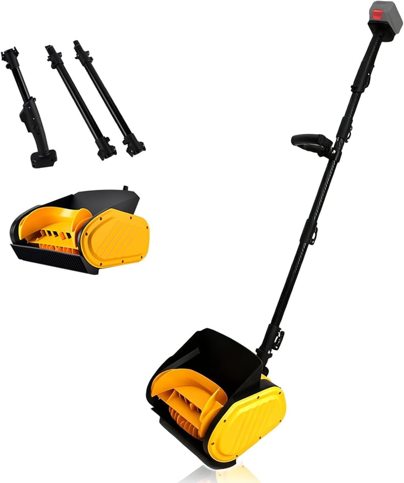 Agrdeed 21V Akkus Hótolólapát Makita Akkuhoz, 28cm Munkaszélesség, 8m Dobótáv