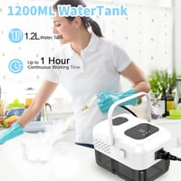 Agrdeed 2500W Kézi Gőztisztító 3.0 Bar Nyomás 1200ml Tartály 8 Tartozékkal 2