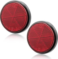 AGRISHOP 2x Piros Öntapadós Hátsó Reflektor Autóhoz Utánfutóhoz 60mm 1