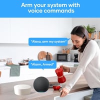 AGSHOME Vezeték Nélküli Riasztórendszer 15 Részes Szett - 120dB WiFi Biztonsági Készlet, Bővíthető, Alexa és Google Asszisztens Kompatibilis 4