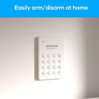AGSHOME Vezeték Nélküli Riasztórendszer 15 Részes Szett - 120dB WiFi Biztonsági Készlet, Bővíthető, Alexa és Google Asszisztens Kompatibilis 8
