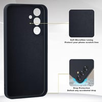 AHABIPERS Szilikon Tok Samsung Galaxy A54 5G-hez, Ultra Vékony TPU Védőtok Állítható Nyakpánttal, Teljes Védelem Mobiltelefon Tok 8