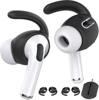AhaStyle 3 pár AirPods Pro fülhorgok fekete + tárolózsák Apple kompatibilis 1