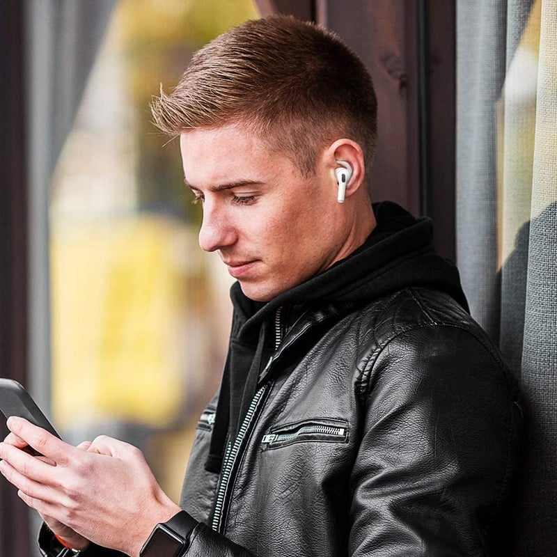 AhaStyle 3 pár AirPods Pro fülhorgok fekete + tárolózsák Apple kompatibilis