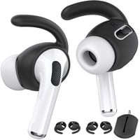 AhaStyle háčiky na uši pre AirPods Pro s úložným vreckom, 3 páry – čierne 2